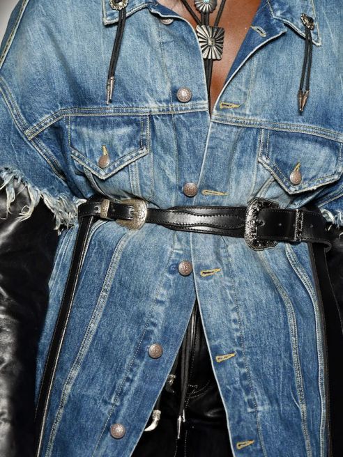 Designers at New York Fashion Week favored pared down denim for Fall/Winter 20-21.