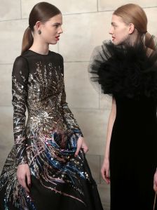 Models backstageOscar De La Renta show, Backstage, Fall Winter 2020, New York Fashion Week, USA - 10 Feb 2020