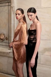 Models backstageOscar De La Renta show, Backstage, Fall Winter 2020, New York Fashion Week, USA - 10 Feb 2020