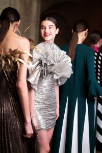 Meghan Roche backstageOscar De La Renta show, Backstage, Fall Winter 2020, New York Fashion Week, USA - 10 Feb 2020