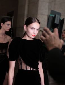 Model backstageOscar De La Renta show, Backstage, Fall Winter 2020, New York Fashion Week, USA - 10 Feb 2020