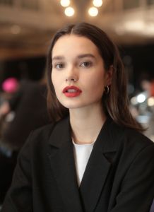 Model backstageOscar De La Renta show, Backstage, Fall Winter 2020, New York Fashion Week, USA - 10 Feb 2020
