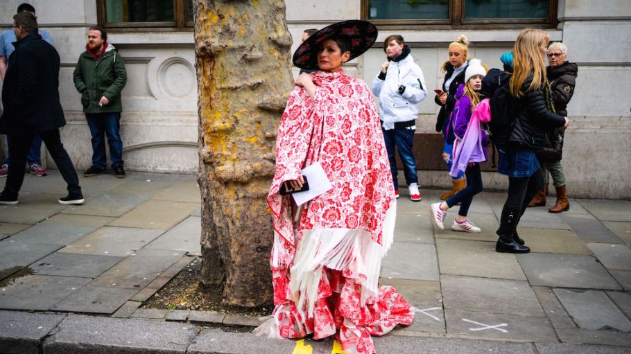Voluminous Street Style at London Fashion Week