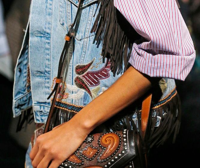 Milan Fashion Week designers from MGSM to Gucci and Versace presented Fall/Winter 20-21 denim collection that felt handcrafted and personal.