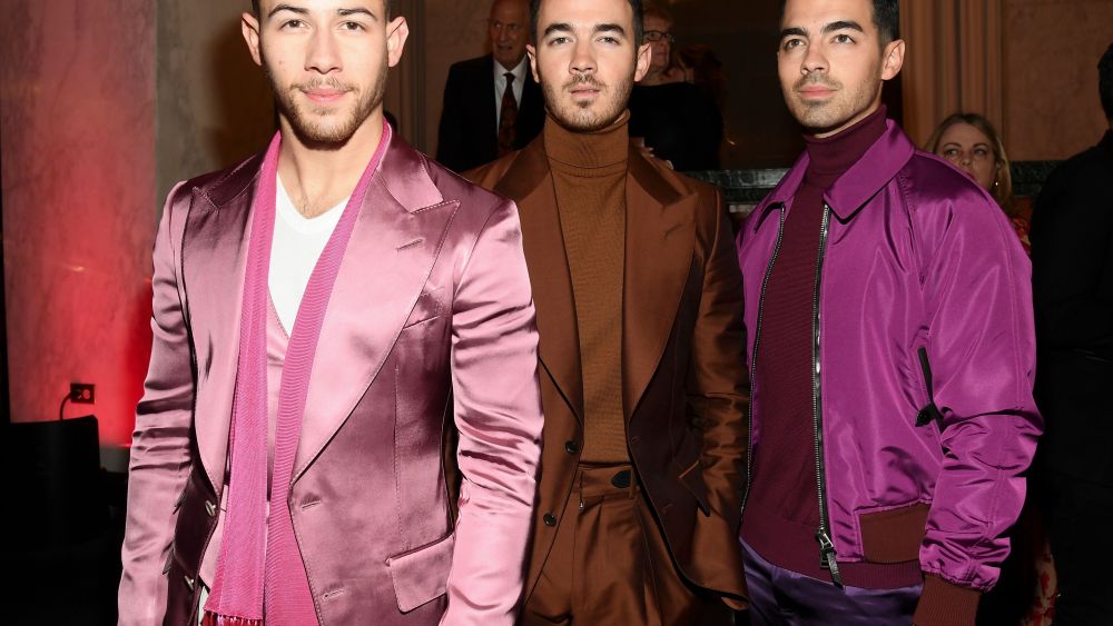 Nick Jonas, Kevin Jonas and Joe JonasThe Women's Cancer Research Fund hosts An Unforgettable Evening, Cocktails, Beverly Wilshire Hotel, Los Angeles, USA - 27 Feb 2020