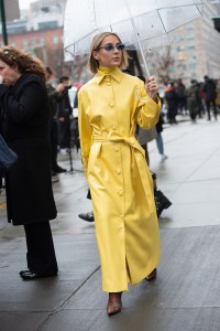 Street style at New York Fashion Week Fall 2020.