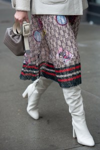 Street style at New York Fashion Week Fall 2020.