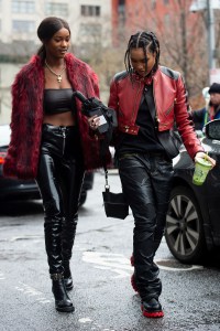 Street style at New York Fashion Week Fall 2020.