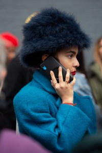 Street style at New York Fashion Week Fall 2020.