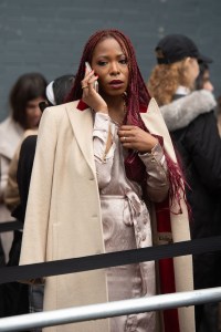Street style at New York Fashion Week Fall 2020.
