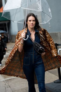 Street style at New York Fashion Week Fall 2020.