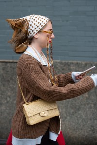 Street style at New York Fashion Week Fall 2020.