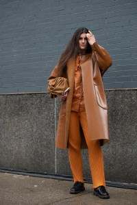 Street style at New York Fashion Week Fall 2020.