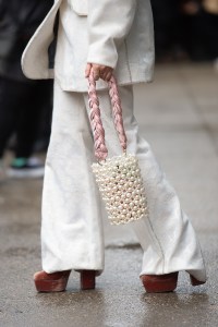 Street style at New York Fashion Week Fall 2020.