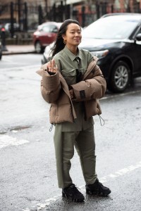 Street style at New York Fashion Week Fall 2020.