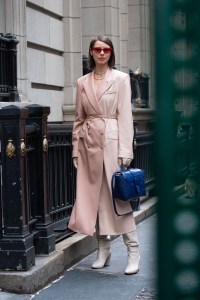 Street style at New York Fashion Week Fall 2020.