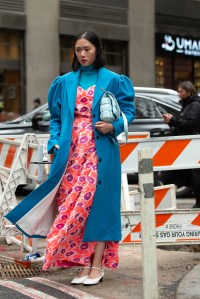 Street style at New York Fashion Week Fall 2020.