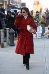 Street style at New York Fashion Week Fall 2020.