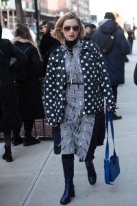 Street style at New York Fashion Week Fall 2020.