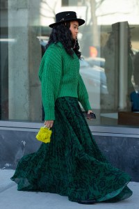 Street style at New York Fashion Week Fall 2020.