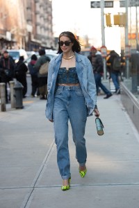 Street style at New York Fashion Week Fall 2020.