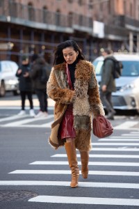 Street style at New York Fashion Week Fall 2020.