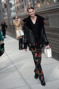 Street style at New York Fashion Week Fall 2020.