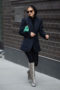 Street style at New York Fashion Week Fall 2020.