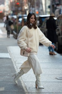 Street style at New York Fashion Week Fall 2020.