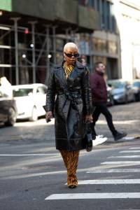 Street style at New York Fashion Week Fall 2020.