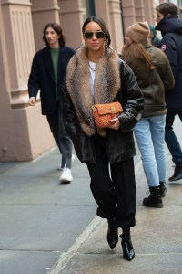 Street style at New York Fashion Week Fall 2020.