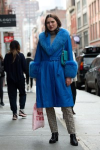 Street style at New York Fashion Week Fall 2020.