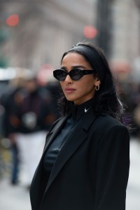 Street style at New York Fashion Week Fall 2020.