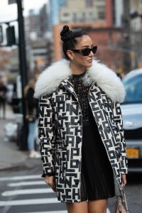 Street style at New York Fashion Week Fall 2020.