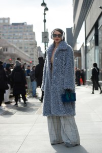 Street style at New York Fashion Week Fall 2020.
