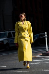 Street style at New York Fashion Week Fall 2020.