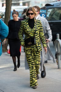 Street style at New York Fashion Week Fall 2020