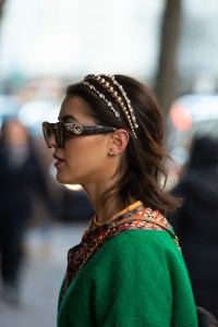 Street style at New York Fashion Week Fall 2020