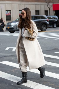 Street style at New York Fashion Week Fall 2020