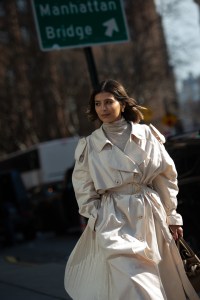 Street style at New York Fashion Week Fall 2020