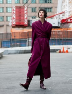 Street style at New York Fashion Week Fall 2020