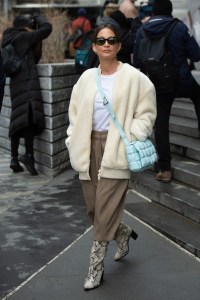 Street style at New York Fashion Week Fall 2020