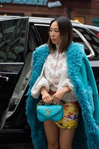 Street style at New York Fashion Week Fall 2020