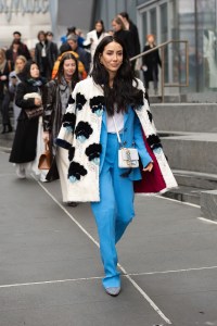 Street style at New York Fashion Week Fall 2020