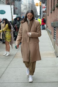 Street style at New York Fashion Week Fall 2020