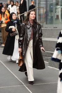Street style at New York Fashion Week Fall 2020