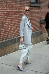 Street style at New York Fashion Week Fall 2020