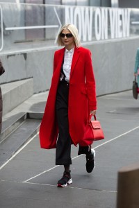 Street style at New York Fashion Week Fall 2020