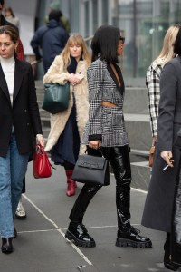 Street style at New York Fashion Week Fall 2020