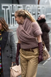 Street style at New York Fashion Week Fall 2020